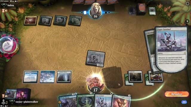 Watch MTG Arena Video Replay - Rogue by tayjay-plainswalker VS Rogue by balou - Historic Ranked