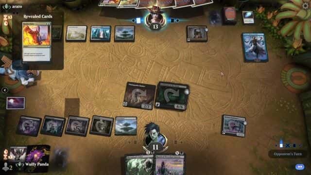 Watch MTG Arena Video Replay - Mono Black OTK by Wulfy Panda VS Rogue by arato - Explorer Traditional Ranked