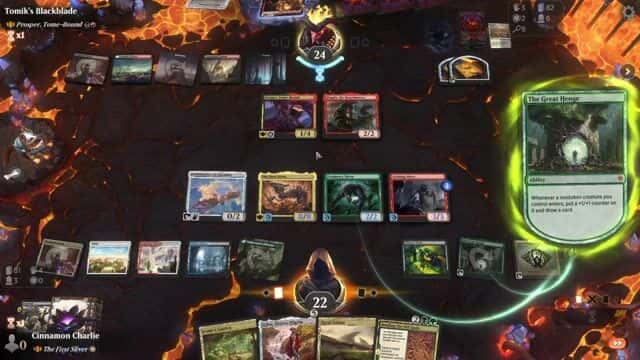 Watch MTG Arena Video Replay - Rogue by Cinnamon Charlie VS Prosper, Tome-Bound by Tomik's Blackblade - Historic Brawl