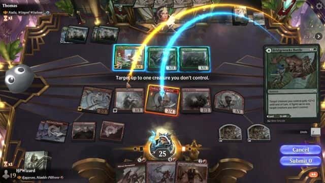 Watch MTG Arena Video Replay - Rogue by HPWizard VS Nadu, Winged Wisdom by Thomas - Historic Brawl