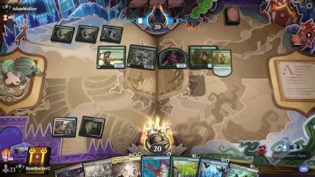 Watch MTG Arena Video Replay - Bant Control by HamHocks42 VS Mono Green Aggro by AdamMolitor - Standard Ranked