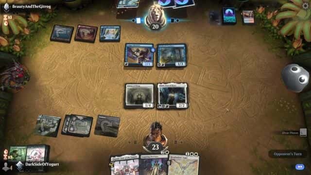 Watch MTG Arena Video Replay - Selesnya Angels by DarkSideOfYogurt VS Izzet Phoenix by BeautyAndTheGitrog - Explorer Traditional Ranked