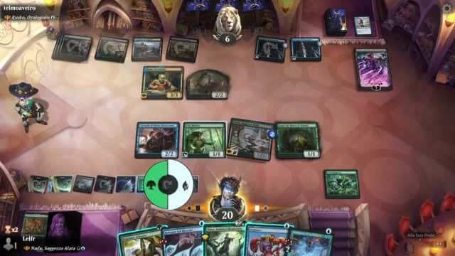 Watch MTG Arena Video Replay - Nadu, Winged Wisdom by Leifr VS Rusko, Clockmaker by telmoaveiro - Historic Brawl