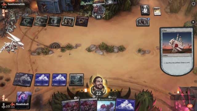 Watch MTG Arena Video Replay - Mono Black Control by Numbskull VS Abzan Control by Sandstorm846 - Standard Traditional Ranked