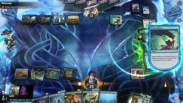 Watch MTG Arena Video Replay - Nadu, Winged Wisdom by Leifr VS Teferi, Hero of Dominaria by Babayaga - Historic Brawl