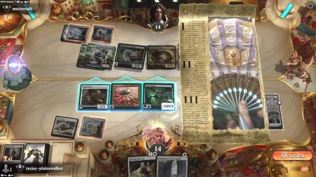 Watch MTG Arena Video Replay - Azorius Artifacts by tayjay-plainswalker VS Grixis Aggro by muttersaft - Historic Ranked