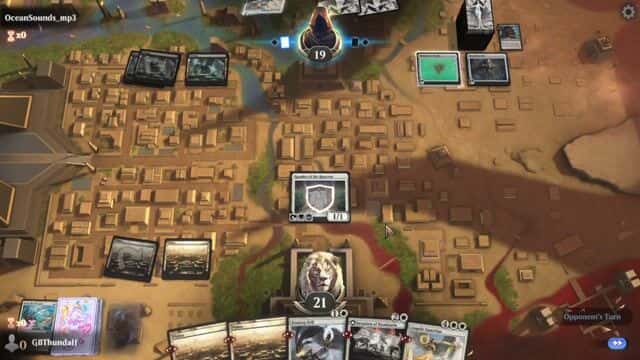 Watch MTG Arena Video Replay - Rogue by GBThundaII VS Mono Black Devotion by OceanSounds_mp3 - Historic Play