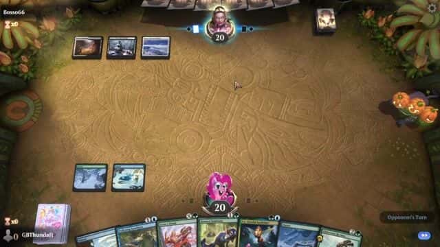 Watch MTG Arena Video Replay - Rogue by GBThundaII VS White Weenie by Bosso66 - Explorer Play