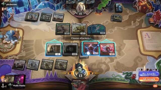 Watch MTG Arena Video Replay - Boros Aggro by Wulfy Panda VS Naya Midrange by pitcherone - Standard Ranked