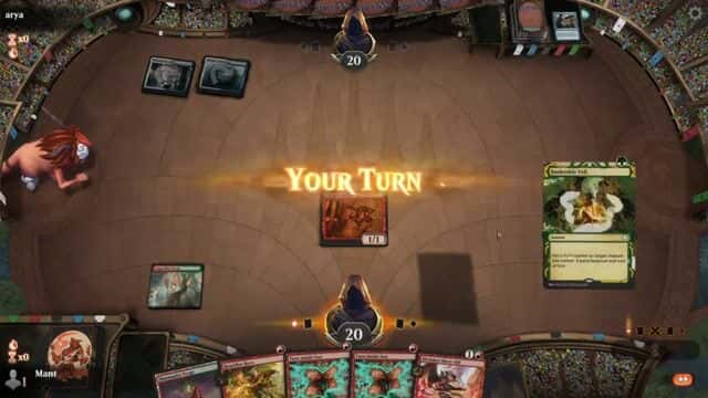 Watch MTG Arena Video Replay - Gruul Prowess by Mant VS Rogue by arya - Standard Tournament Match