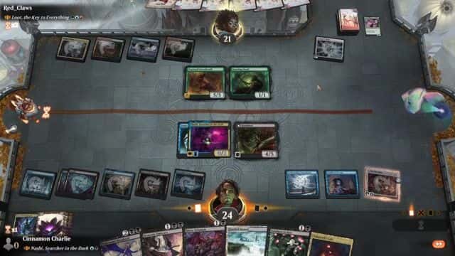 Watch MTG Arena Video Replay - Rogue by Cinnamon Charlie VS Loot, the Key to Everything by Red_Claws - Historic Brawl