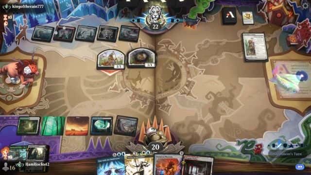 Watch MTG Arena Video Replay - Selesnya Midrange by HamHocks42 VS Jeskai Control by kingoftherain777 - Standard Traditional Ranked