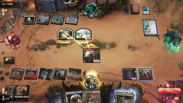 Watch MTG Arena Video Replay - Mardu Midrange by HamHocks42 VS Rogue by temp - Standard Traditional Ranked