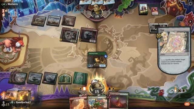 Watch MTG Arena Video Replay - Rogue by HamHocks42 VS Rogue by Moriares - Standard Traditional Ranked