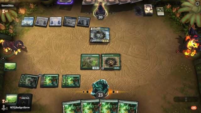 Watch MTG Arena Video Replay - Rogue by MTGBudgetBrew VS Azorius Soldiers by SteveOhio - Historic Play