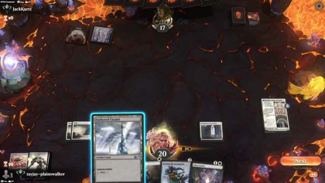 Watch MTG Arena Video Replay - Azorius Artifacts by tayjay-plainswalker VS Gruul Aggro by JackKurtz - Historic Ranked