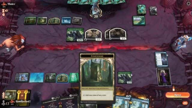 Watch MTG Arena Video Replay - Sultai Midrange by HamHocks42 VS Selesnya Control by Thoicc - Standard Traditional Ranked