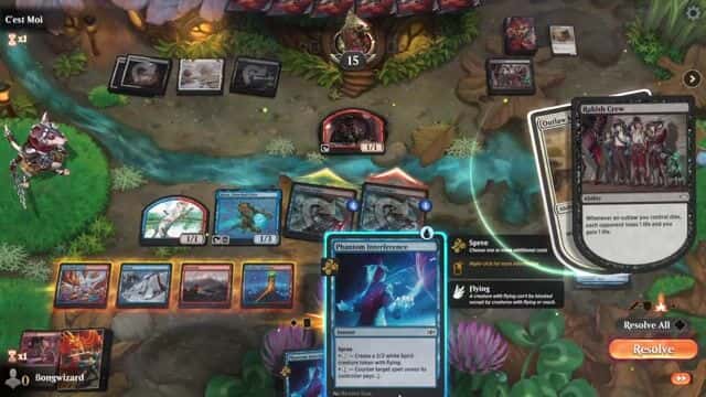 Watch MTG Arena Video Replay - Izzet Control by Bongwizard VS Orzhov Control by C'est Moi - Standard Play