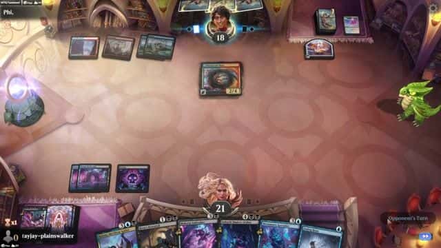 Watch MTG Arena Video Replay - Dimir Ninjas by tayjay-plainswalker VS Rogue by Phi, - Historic Play