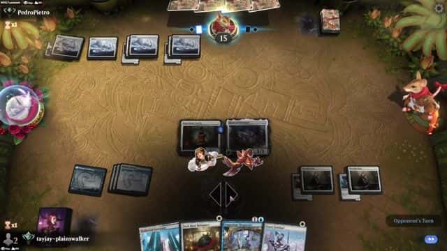 Watch MTG Arena Video Replay - Azorius Artifacts by tayjay-plainswalker VS Mono White Midrange by PedroPietro - Historic Ranked