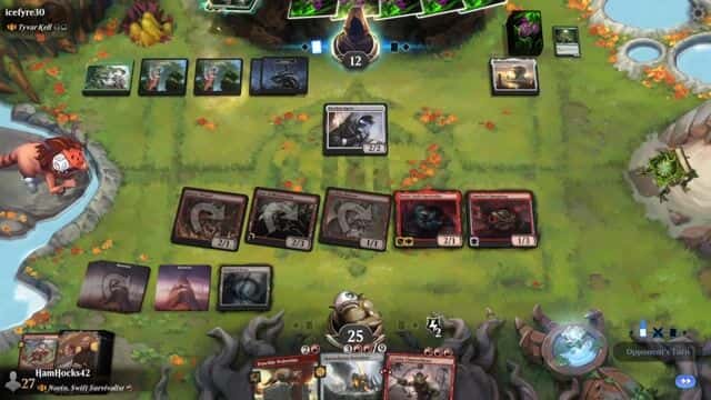 Watch MTG Arena Video Replay - Rogue by HamHocks42 VS A-Tyvar Kell by icefyre30 - Historic Brawl Challenge Match