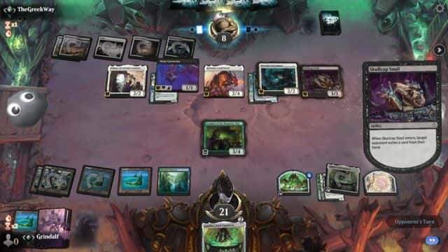 Watch MTG Arena Video Replay - Rogue by Grindalf VS Abzan Roots by TheGreekWay - Standard Traditional Ranked