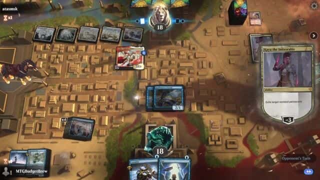 Watch MTG Arena Video Replay - Rogue by MTGBudgetBrew VS Mardu Aggro by atasmsk - Historic Play