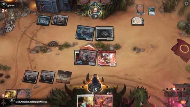 Watch MTG Arena Video Replay - Boros Aggro by MTGADailyChallengeOfficial VS Azorius Midrange by gianni - Standard Ranked