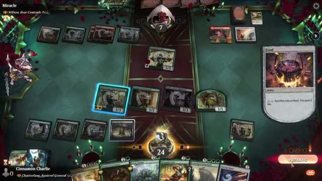 Watch MTG Arena Video Replay - Rogue by Cinnamon Charlie VS Wilson, Bear Comrade by Miracle - Historic Brawl