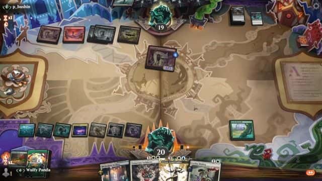 Watch MTG Arena Video Replay - Rogue by Wulfy Panda VS Rakdos Midrange by p_bushin - Standard Traditional Ranked