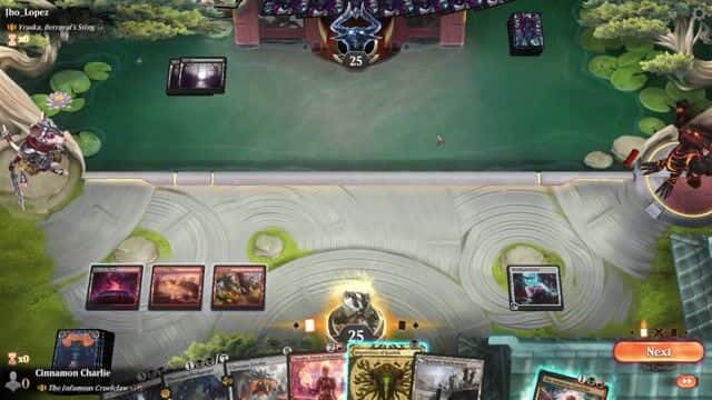 Watch MTG Arena Video Replay - Rogue by Cinnamon Charlie VS Vraska, Betrayal's Sting by Jho_Lopez - Historic Brawl