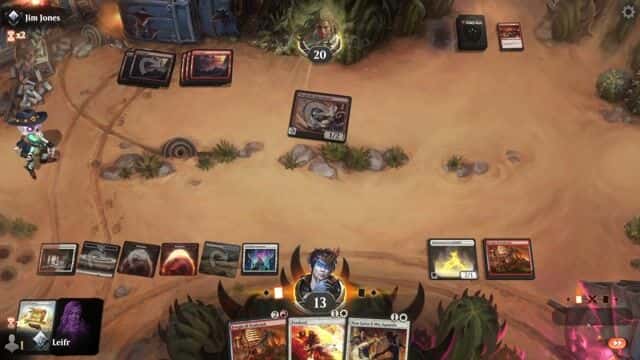 Watch MTG Arena Video Replay - Boros Control by Leifr VS Mono Red  by Jim Jones - Standard Ranked