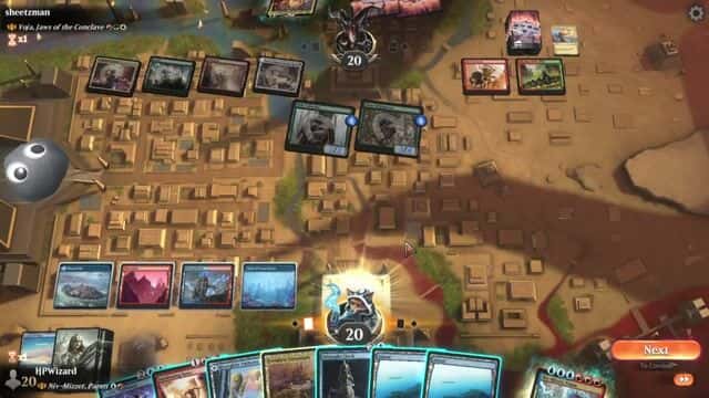 Watch MTG Arena Video Replay - Rogue by HPWizard VS Voja, Jaws of the Conclave by sheetzman - Historic Brawl