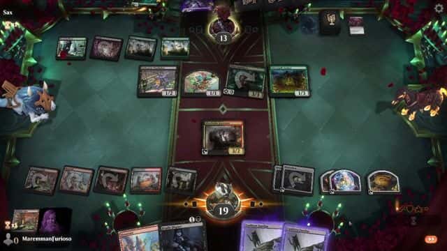 Watch MTG Arena Video Replay - Rakdos Sacrifice by MaremmanFurioso VS Golgari Adventures by Sax - Explorer Play