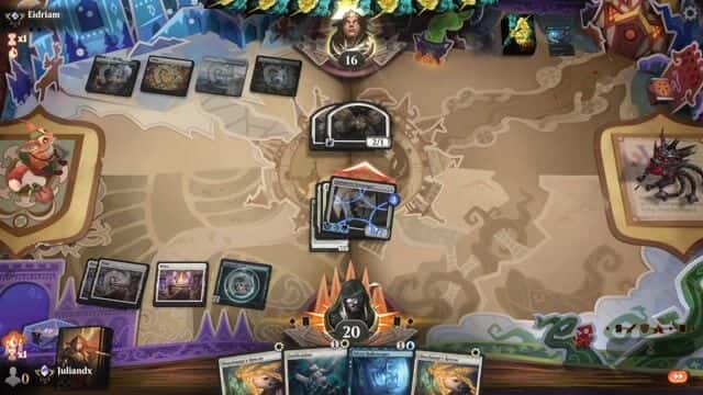 Watch MTG Arena Video Replay - Rogue by Juliandx VS Azorius Artifacts by Eidriam - Standard Traditional Ranked