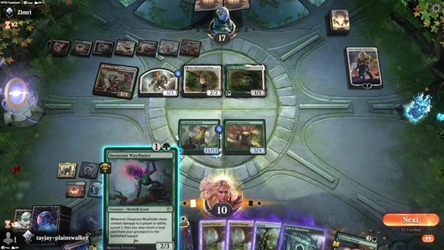 Watch MTG Arena Video Replay - 4 Color Midrange by tayjay-plainswalker VS 4 Color Toxic by Zimri - Historic Ranked