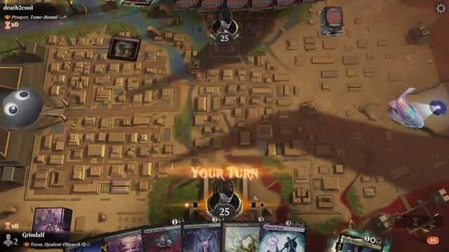 Watch MTG Arena Video Replay - Rogue by Grindalf VS Prosper, Tome-Bound by death2cool - Historic Brawl