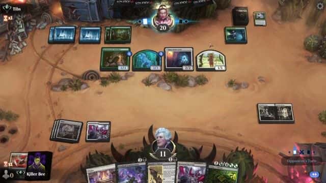 Watch MTG Arena Video Replay - Rogue by Killer Bee VS Simic Artifacts by Tibs - Standard Ranked