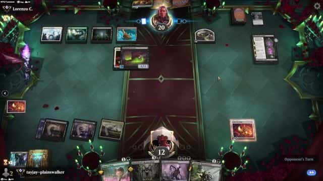 Watch MTG Arena Video Replay - Rogue by tayjay-plainswalker VS Rogue by Lorenzo C. - Historic Ranked