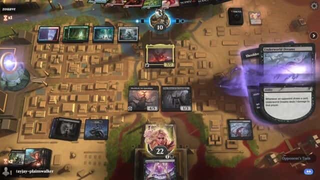 Watch MTG Arena Video Replay - Rakdos Midrange by tayjay-plainswalker VS 5 Color Niv Mizzet by zouave - Historic Play