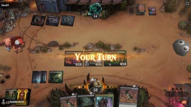 Watch MTG Arena Video Replay - Golgari Midrange by HamHocks42 VS Temur Control by Else89 - Historic Challenge Match