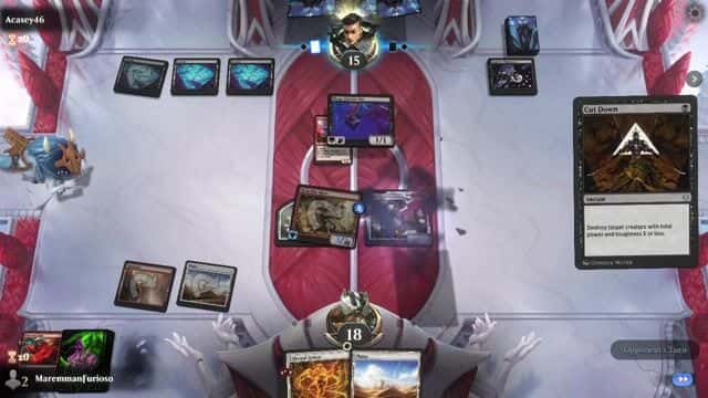 Watch MTG Arena Video Replay - Boros Aggro by MaremmanFurioso VS Mono Black  by Acasey46 - Standard Event