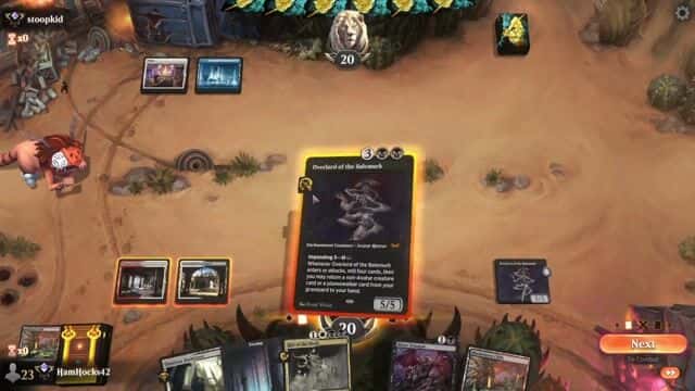 Watch MTG Arena Video Replay - Mardu Midrange by HamHocks42 VS Azorius Aggro by stoopkid - Standard Ranked