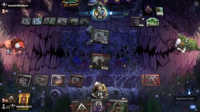 Watch MTG Arena Video Replay - Mardu Midrange by HamHocks42 VS Golgari Control by SoundofMadness - Standard Ranked