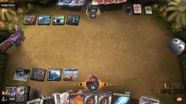 Watch MTG Arena Video Replay - Rogue by A$AP  VS 5 Color Midrange by Grigio Fosco - Historic Event