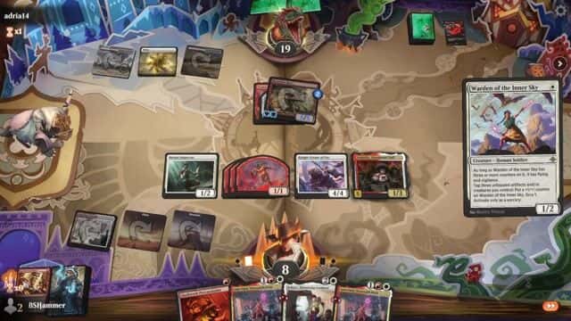 Watch MTG Arena Video Replay - Boros Convoke by BSHammer VS Boros Convoke by adria14 - Standard Play