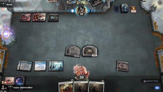 Watch MTG Arena Video Replay - Azorius Artifacts by tayjay-plainswalker VS Rogue by Booui - Historic Ranked