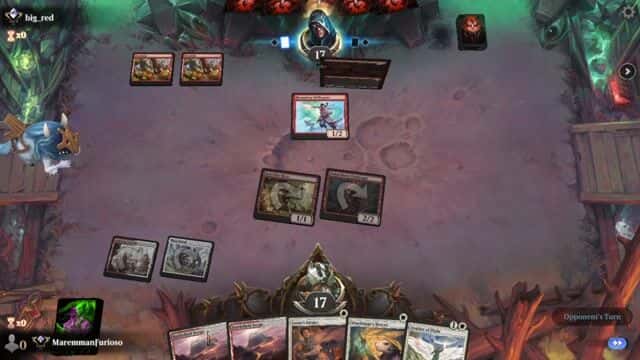 Watch MTG Arena Video Replay - Boros Aggro by MaremmanFurioso VS Mono Red Control by big_red - Standard Ranked