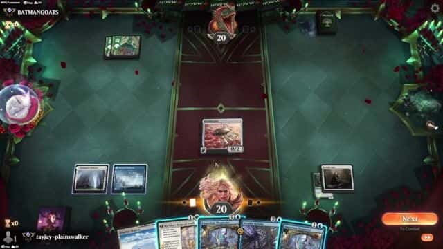 Watch MTG Arena Video Replay - Rogue by tayjay-plainswalker VS Mono Green Toxic by BATMANGOATS - Historic Ranked