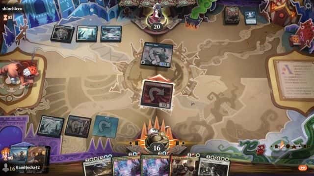 Watch MTG Arena Video Replay - Jeskai Midrange by HamHocks42 VS Azorius Control by shinchicco - Standard Play